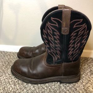 Men’s Ariat steel toe boots size 9.5 EE
